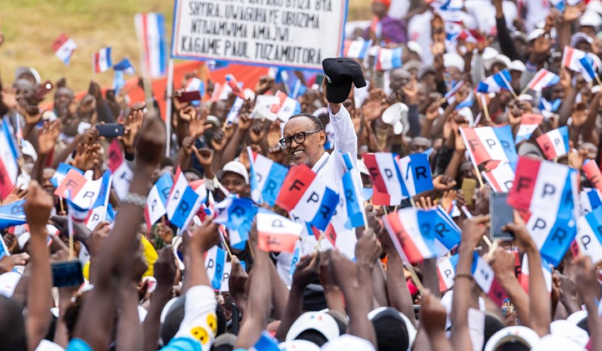 Incumbent President Paul Kagame