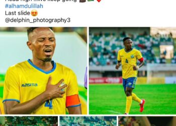 Umukinnyi w’amavubi BIZIMANA DJIHAD agiye kuri FACEBOOK arinigura koko.