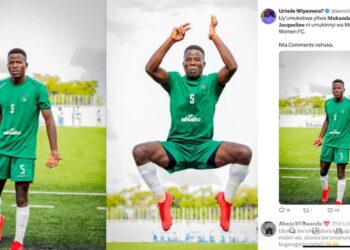 Ifoto y’umwana w’umukobwa ukina muri MUHAZI FILLE FC iraza gutuma benshi bisanga mu byaha.