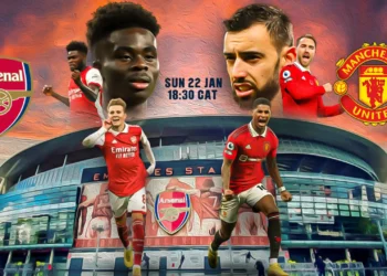 Uyu munsi haraca uwambaye hagati y’ikipe ya Arsenal Fc na Manchester United