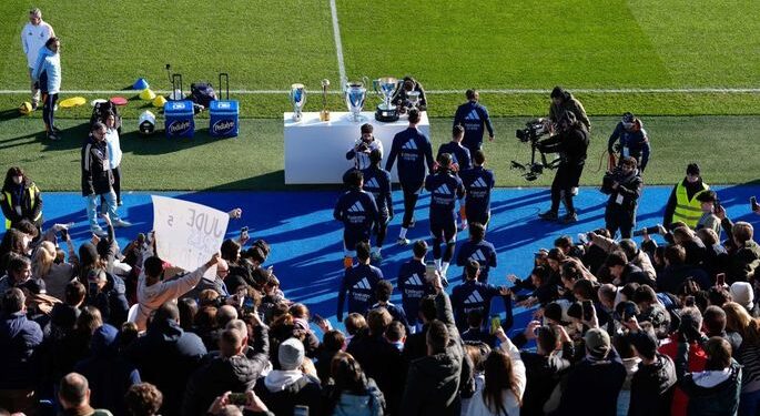 Real Madrid yakoze imyitozo yanyuma yo mu mwaka wa 2024