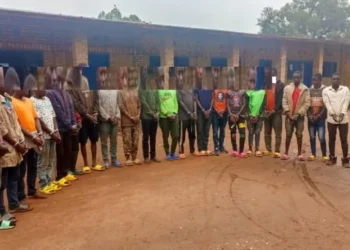 Polisi y’Igihugu mu Karere ka Nyanza yafashe abantu 19 bakora ibikorwa by’urugomo.