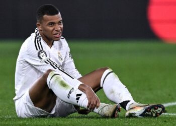 Kylian Mbappé kubera imvune yagize ku guru, ntaribukine umukino wuyu munsi