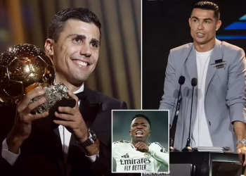 Rodri yasubije Cristiano Ronaldo wavuze ko yatwaye Ballon d’Or yari ikwiye Vinicius
