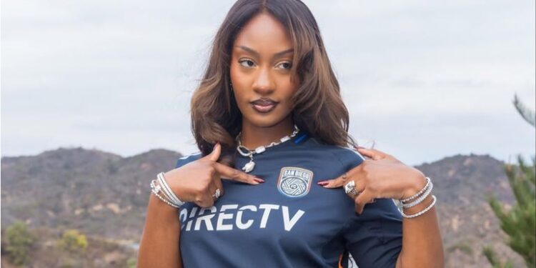 Tems yinjiye mu mupira w’amaguru: Umuhanzikazi wo muri Nigeria yaguze imigabane muri San Diego FC