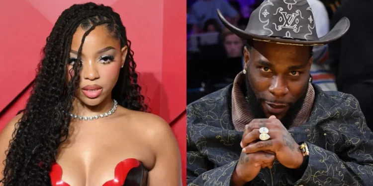 Chloe Bailey yeruriye Burna Boy urukundo mu ruhame, nyuma y’igihe bakwepakwepa