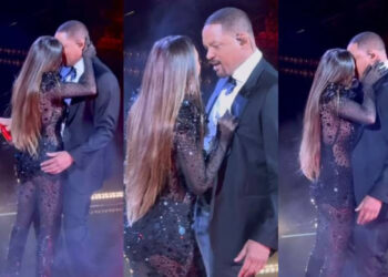 Imyitwarire ya Will Smith na India Martínez nyuma y’igitaramo cya ‘Premio Lo Nuestro’ yateje impaka