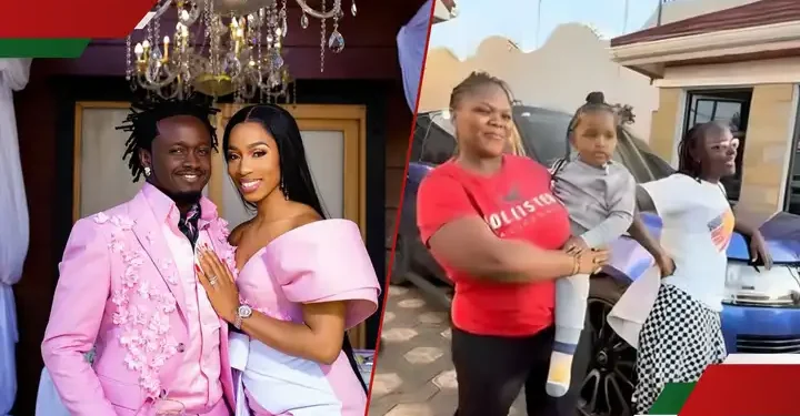 Diana Marua Ashimishije Abana Be n’Abakozi Bashya mu Rugo n’Imodoka Nshya ya G-Wagon