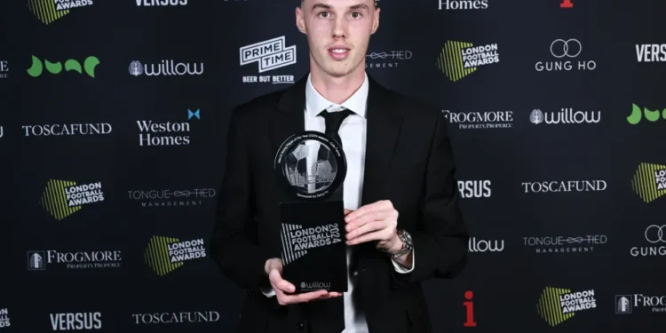 Cole Palmer yatorewe kuba umukinnyi w’umwaka wa Premier League mu bihembo bya London Football Awards 2025
