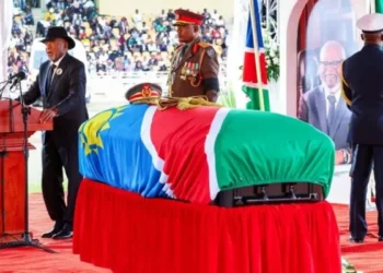 Namibiya yashyinguye Sam Nujoma, umuyobozi w’ikirenga mu rugamba rwo kwibohora