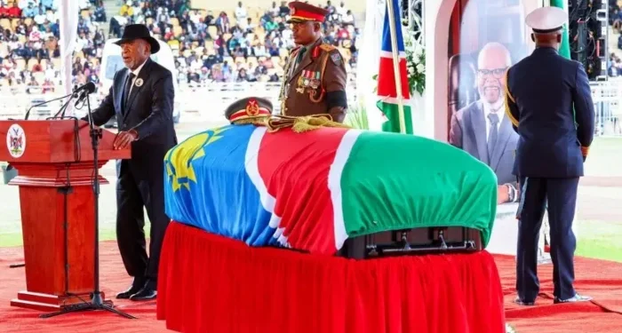 Namibiya yashyinguye Sam Nujoma, umuyobozi w’ikirenga mu rugamba rwo kwibohora