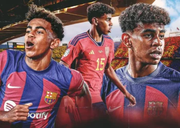 Abanyabigwi bakomeje gutangazwa na Lamine Yamal uburyo akomeje kwandika amateka