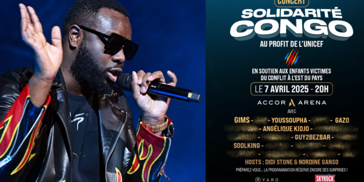 UNICEF yasabye ko igitaramo cya Maître Gims mu Bufaransa gisubikwa