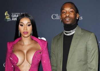 Umuraperi Offset arasaba urukiko uburenganzira bungana n’ubwa Cardi B mu kurera abana babo