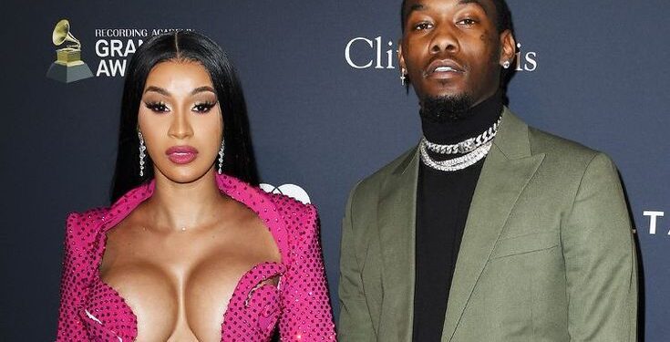 Umuraperi Offset arasaba urukiko uburenganzira bungana n’ubwa Cardi B mu kurera abana babo