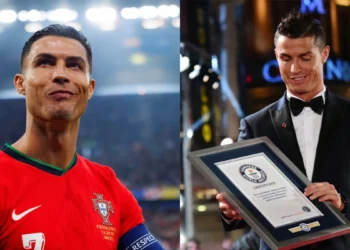 Cristiano Ronaldo yahawe igihembo nk’umukinnyi watsinze imikino myinshi mu ikipe y’Igihugu