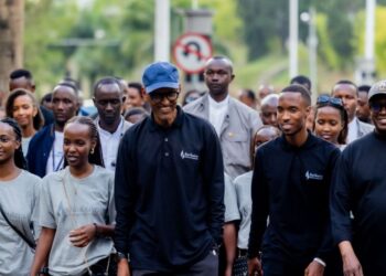 Perezida Paul Kagame yitabiriye urugendo “Walk to Remember” rwo Kwibuka Jenoside yakorewe Abatutsi mu 1994