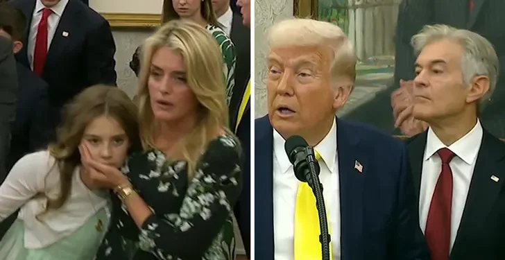 Umwuzukuru wa Dr. Oz yikubise hasi muri Oval Office