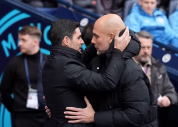 Mikel Arteta ashima Pep Guardiola: “kuba ndi hano, ni kubera we”