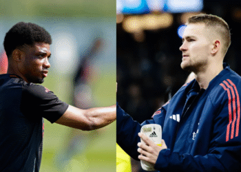 Amad Diallo na Matthijs de Ligt bongereye imbaraga mu myitozo ya Manchester United