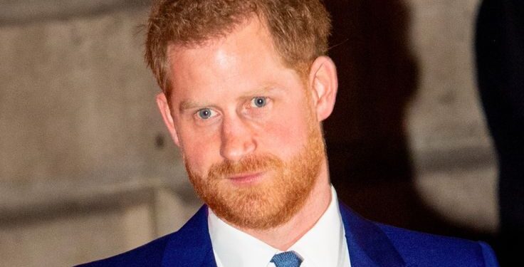 Prince Harry avanwe mu rukiko n’abamurinda nyuma y’urusaku rw’umufana.