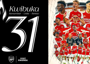 Arsenal FC yifatanyije n’u Rwanda mu kwibuka Jenoside yakorewe Abatutsi ku nshuro ya 31