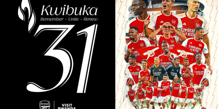 Arsenal FC yifatanyije n’u Rwanda mu kwibuka Jenoside yakorewe Abatutsi ku nshuro ya 31