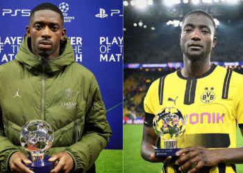 Dembélé na Guirassy begukanye ibihembo by’umukinnyi wahize abandi mu mukino (Man of the Match)