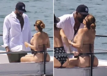 Larsa Pippen yishimanye n’umukunzi mushya Jeff Coby ku bwato buhenze.