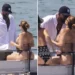 Larsa Pippen yishimanye n’umukunzi mushya Jeff Coby ku bwato buhenze.