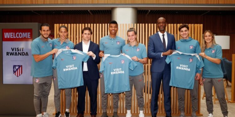 Atlético de Madrid nayo yabaye imwe mu makipe afite amasezerano yo kwamamaza Visit Rwanda