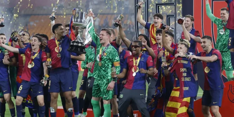 Barcelona ya Hansi Flick yihanangirije ikipe ya Real Madrid ko bitari ku rwego rumwe