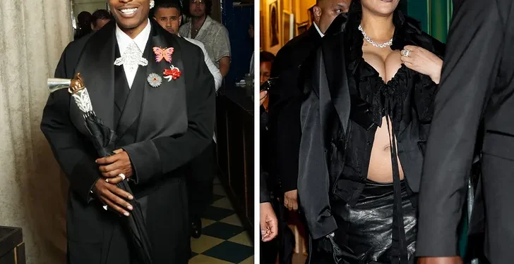 Rihanna utwite na A$AP Rocky bayoboye ibirori bikomeye nyuma ya Met Gala