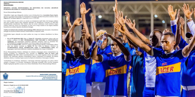 Rayon Sports yanditse ibaruwa isaba abasifuzi b’inararibonye mu misifurire