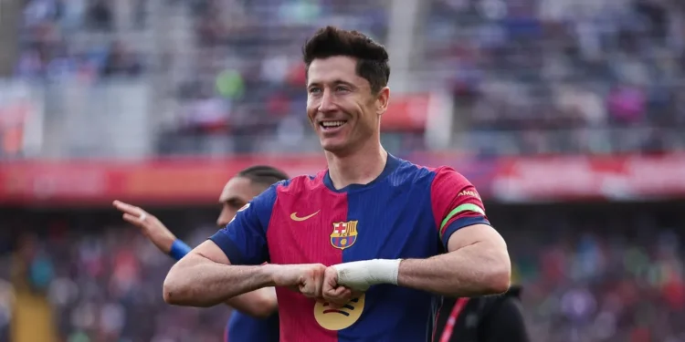 Lewandowski yagarutse mu kibuga, yiteguye guhangana na Inter Milan