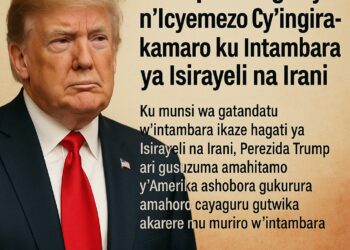Trump ahanganye n’icyemezo cy’ingirakamaro ku ntambara ya Isirayeli na Irani