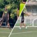 Victor Wembanyama nyuma yo kugaragaza ko na ruhago ayibasha yateye coup franc y’amateka