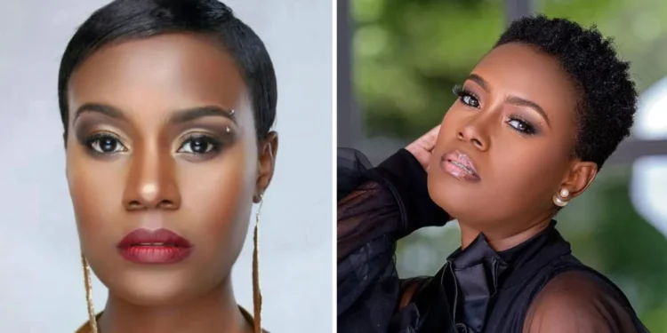 Juliana Kanyomozi yatangaje impamvu yahagaritse kwambara iherena ku jisho