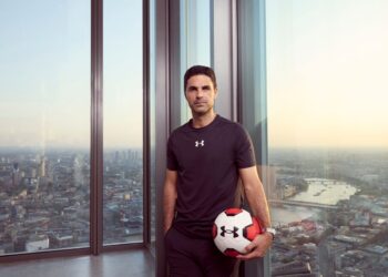 Umutoza Mikel Arteta yatangiye gukorana na Under Armour nk’Ambasaderi mpuzamahanga n’umuyobozi w’ibikorwa