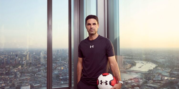 Umutoza Mikel Arteta yatangiye gukorana na Under Armour nk’Ambasaderi mpuzamahanga n’umuyobozi w’ibikorwa