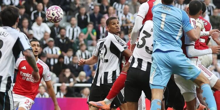 Arsenal iyoboye amakipe mu Bwongereza afite ibitego byinshi biva muri koruneri