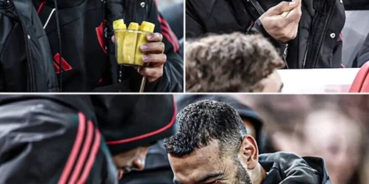 Mohamed Salah yatunguye benshi ubwo ikipe ye yanyagirwaga na Crystal Palace we yarari kurya inanasi