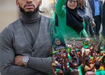 Diamond Platnumz yasibye amafoto yamamaza Samia Suluhu Hassan, nyuma y’igitutu cy’abafana