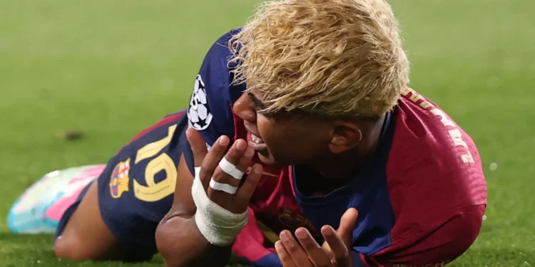 Lamine Yamal yasuye umuganga ukomoka mu gihugu cy’Ububiligi kubera imvune