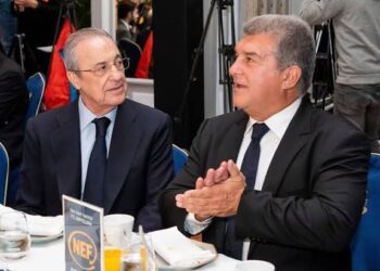 Hagati ya Joan Laporta na Florentino Pérez hari umwuka mubi