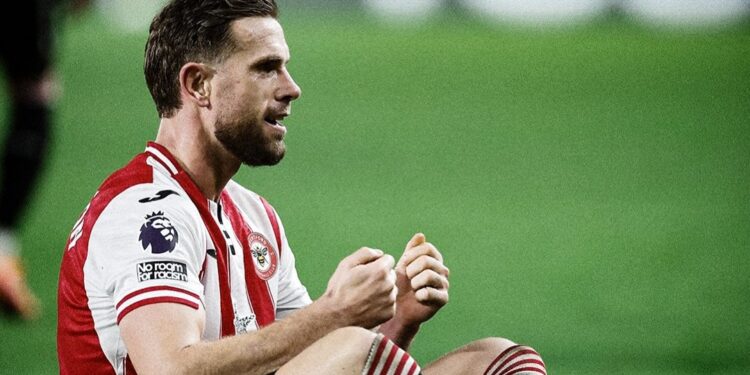 Jordan Henderson yibukije abafana ba Diogo Jota, nyuma yo gutsinda igitego