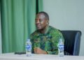 Brig Gen Déo Rusanganwa yahaye impamba abakinnyi b’ikipe ya APR FC mbere yo guhura na Police FC