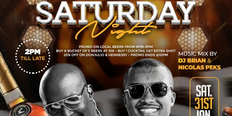 Dj Brian na Nicolas Peks ni bamwe mu bari bususurutse igitaramo “PULSE SATURDAY”