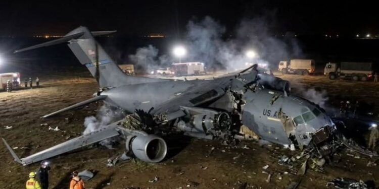 Indege ya Leta Zunze Ubuwe za Amerika yakoreye impanuka mu kirere cya Iraq