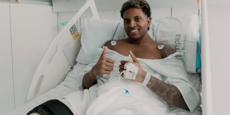 Rodrygo yavuze ko yabaye mushya, nyuma yo kubagwa ivi rye